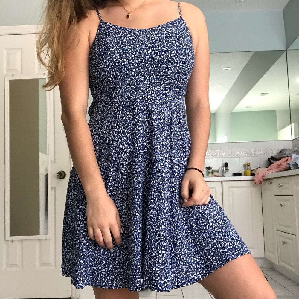 Blue dress